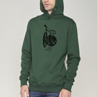 GREENBOMB Kapuzensweater Hoodie Star Bike Road Junkie