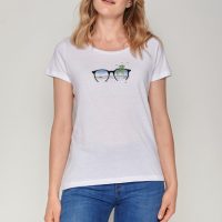 GREENBOMB Nature Glasses Beach Loves – T-Shirt für Damen