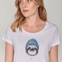 GREENBOMB Animal Sloth Moin Loves – T-Shirt für Damen