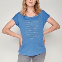GREENBOMB Bike Mountain Lines Cool – T-Shirt für Damen