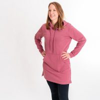 Róka – fair clothing Sweatshirtkleid mit Kapuze