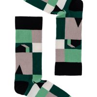 GREENBOMB Abstract House – Socken für Herren