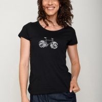 GREENBOMB Bike Flowers Loves  – T-Shirt für Damen