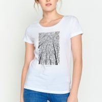 GREENBOMB Nature Trees Peep Loves – T-Shirt für Damen