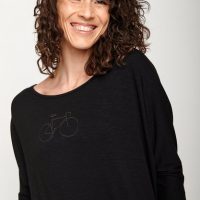 GREENBOMB Bike Line Smile – Longsleeve für Damen