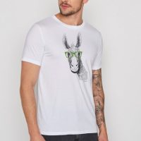 GREENBOMB Animal Donkey Guide – T-Shirt für Herren
