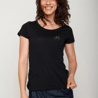 GREENBOMB Bike Single Loves  – T-Shirt für Damen