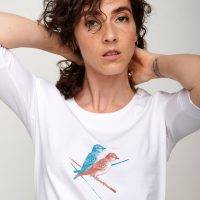 GREENBOMB Animal Birds Harmony Deep  – T-Shirt für Damen