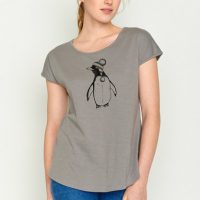 GREENBOMB Animal Penguine Cap Cool – T-Shirt für Damen