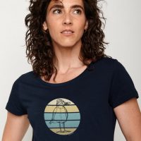 GREENBOMB Animal Seagull Loves  – T-Shirt für Damen