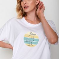 GREENBOMB Animal Seagull Feel  – T-Shirt für Damen