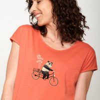 GREENBOMB Bike Panda Cool  – T-Shirt für Damen