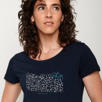 GREENBOMB Bike Maze Loves  – T-Shirt für Damen