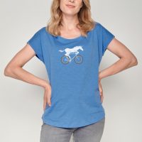 GREENBOMB Bike Unicorn Cool – T-Shirt für Damen