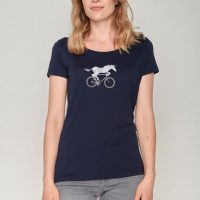 GREENBOMB Bike Unicorn Loves – T-Shirt für Damen