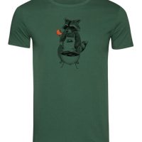 GREENBOMB Animal Raccoon BBQ Guide – T-Shirt für Herren
