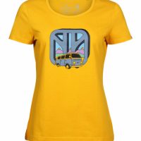 Elkline Damen VW-Bulli T-Shirt Worldwide