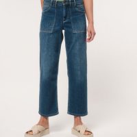 LANIUS Relaxed Jeans mit aufgesetzten Taschen aus Bio-Baumwolle