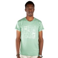 Kipepeo-Clothing Herren Print T-Shirt aus Bio-Baumwolle „Serengeti“