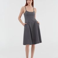 Leela Cotton Damen Trägerkleid Bio-Baumwolle Jersey Kleid Sommerkleid 1734