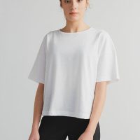 1 oder 2er Pack Damen Flammê Kurzarmshirt aus Bio-Baumwolle T-shirt 1220″ Leela Cotton“
