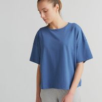 1 oder 2er Pack Damen Flammê Kurzarmshirt aus Bio-Baumwolle T-shirt 1220″ Leela Cotton“