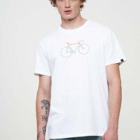 recolution Herren T-Shirt aus weicher Baumwolle (Bio) | T-Shirt AGAVE BIKE