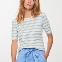 Damen T-Shirt aus weicher Baumwolle (Bio) | DAPHNE STRIPES recolution