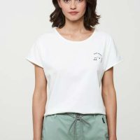 Damen T-Shirt aus Baumwolle (Bio) | T-Shirt ALOCASIA GOOD MUSIC recolution