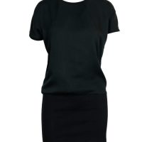 LASALINA Kurzarm Kleid – Linda – aus Tencel & Bio Baumwolle
