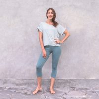 Jaya WENDY – Damen – lockeres T-Shirt aus 100% Biobaumwolle – cropped boxy cut