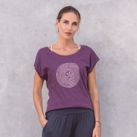 Jaya OM – Damen – loose cut T-Shirt aus 100% Biobaumwolle