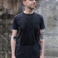 ilovemixtapes Biofaires Wald T-Shirt aus Bio-Baumwolle stone washed black