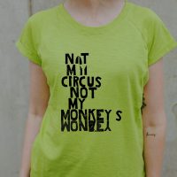 ilovemixtapes not my circus not my monkeys Frauen Raglan T-Shirt aus Biobaumwolle ILI4