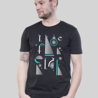 SILBERFISCHER Shirt Men Black „Geometric“