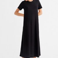 thinking mu Langes Kleid –  Hemp Oueme – aus Hanf & Bio-Baumwolle