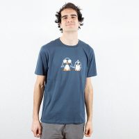 Spangeltangel T-Shirt „Pinguin“, Bio-Baumwolle, bedruckt, Herren, Männer, Kurzarm, Siebdruck