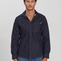 Barta – organic & recycled DIEGO – Denim Jeans Shirt aus Bio Baumwolle mit GOTS