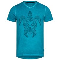 Lexi&Bö Tribal Turtle V-Neck T-Shirt Herren