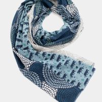 Djian Collection Weicher Schal aus 100% Bio-Baumwolle – Mustermix 3312