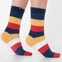 Natural Vibes Bunte Socken GOTS |Herren Damen Socken | Stripes