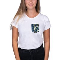 Matema Damen T-Shirt „Fuko Blue“ aus Bio-Baumwolle