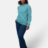 greenjama Damen Shirt in weicher Sweat Qualität, GOTS-zertifiziert
