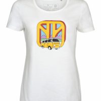 Elkline Damen VW-Bulli T-Shirt Worldwide