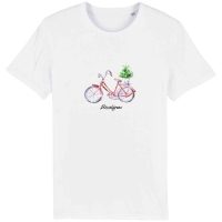 DüsselGreen Fahrrad, Vintage, Ölfarbe, Öko Tshirt aus Bio Baumwolle