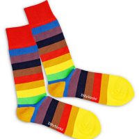 DillySocks Socken mit breiten Streifen aus Biobaumwoll-Mix