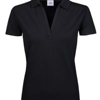 TeeJays Damen Stretch Polo Shirt Kurzarm Bio – Baumwolle