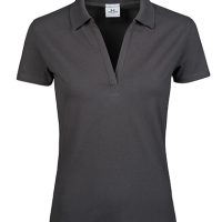 TeeJays Damen Stretch Polo Shirt Kurzarm Bio – Baumwolle