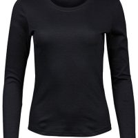 TeeJays Damen Shirt Langarm enger geschnitten Bio – Baumwolle bis 3XL