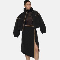 FeminIst Fair Fashion Kurze moderne Stepp Jacke aus Tencel Lyocell recycletes Füllmaterial